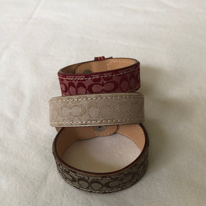 Coach Signature Bracelets